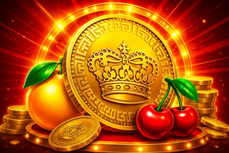 Illustrazione rigenerata ispirata a Crown Coins.