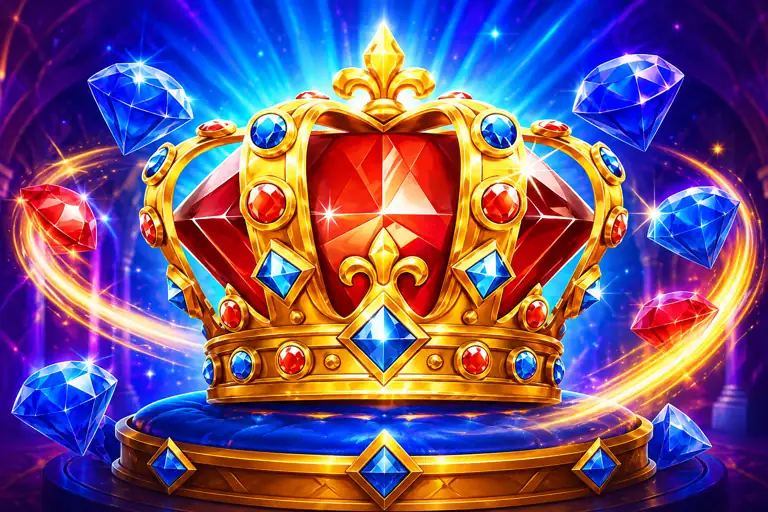 Illustrazione rigenerata ispirata a 3x3 Grand Crown: Hold the Spin.