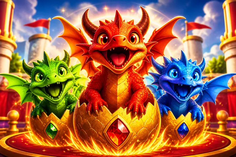 Illustrazione rigenerata ispirata a 3 Royal Dracos.